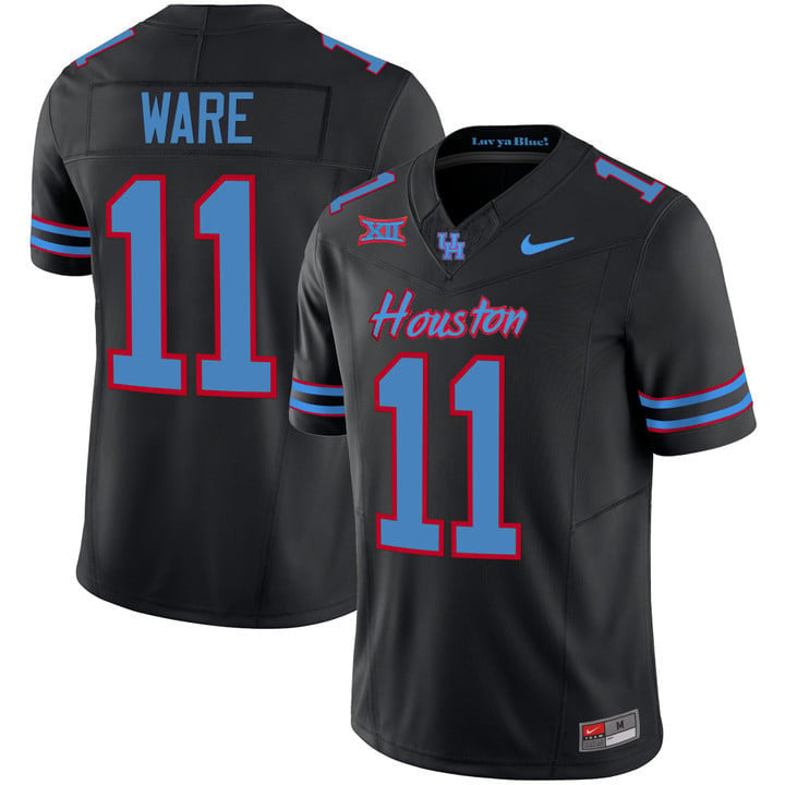 Men's Houston Cougars 2023 Oilers Inspired Vapor Jersey - All Stitched