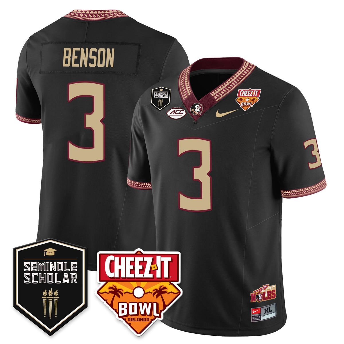 Menâ€™s Florida State Seminoles Football Vapor Jersey â€“ All Stitched