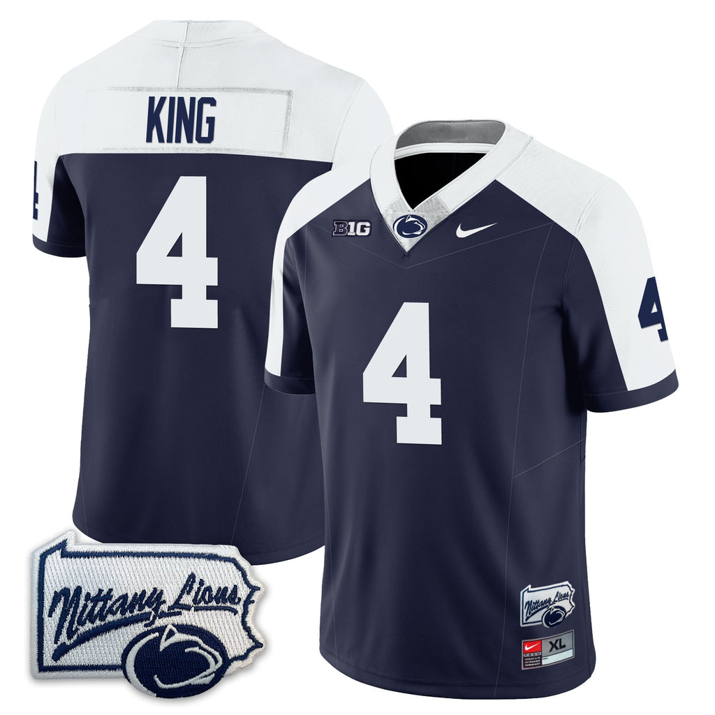 Men’s Penn State Nittany Lions Football Jersey - Pennsylvania Map - All Stitched