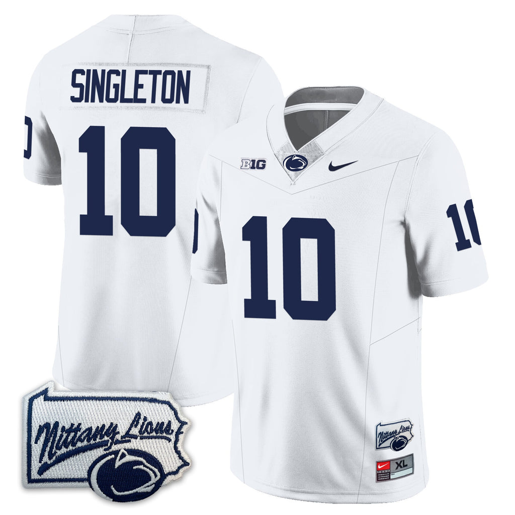 Men’s Penn State Nittany Lions Football Jersey - Pennsylvania Map - All Stitched