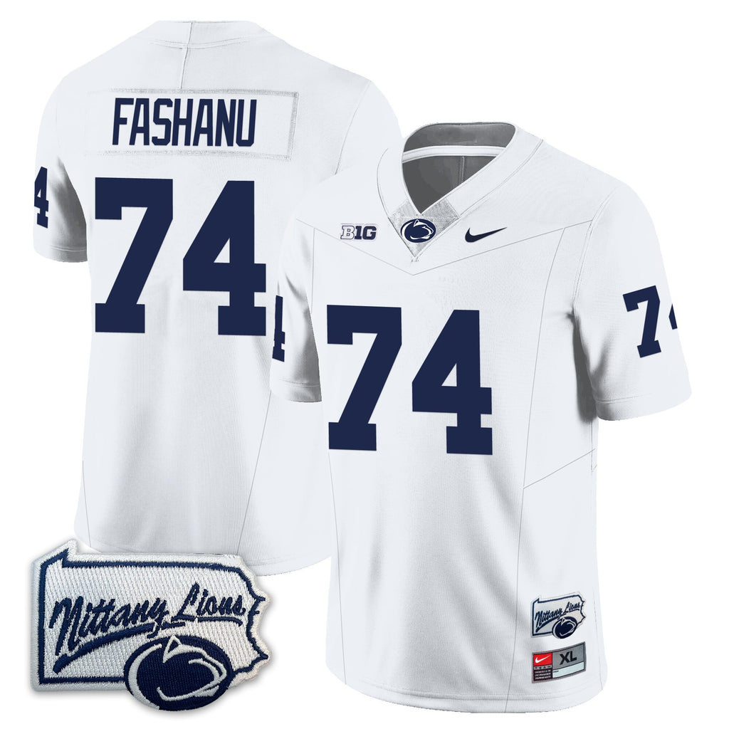 Men’s Penn State Nittany Lions Football Jersey - Pennsylvania Map - All Stitched