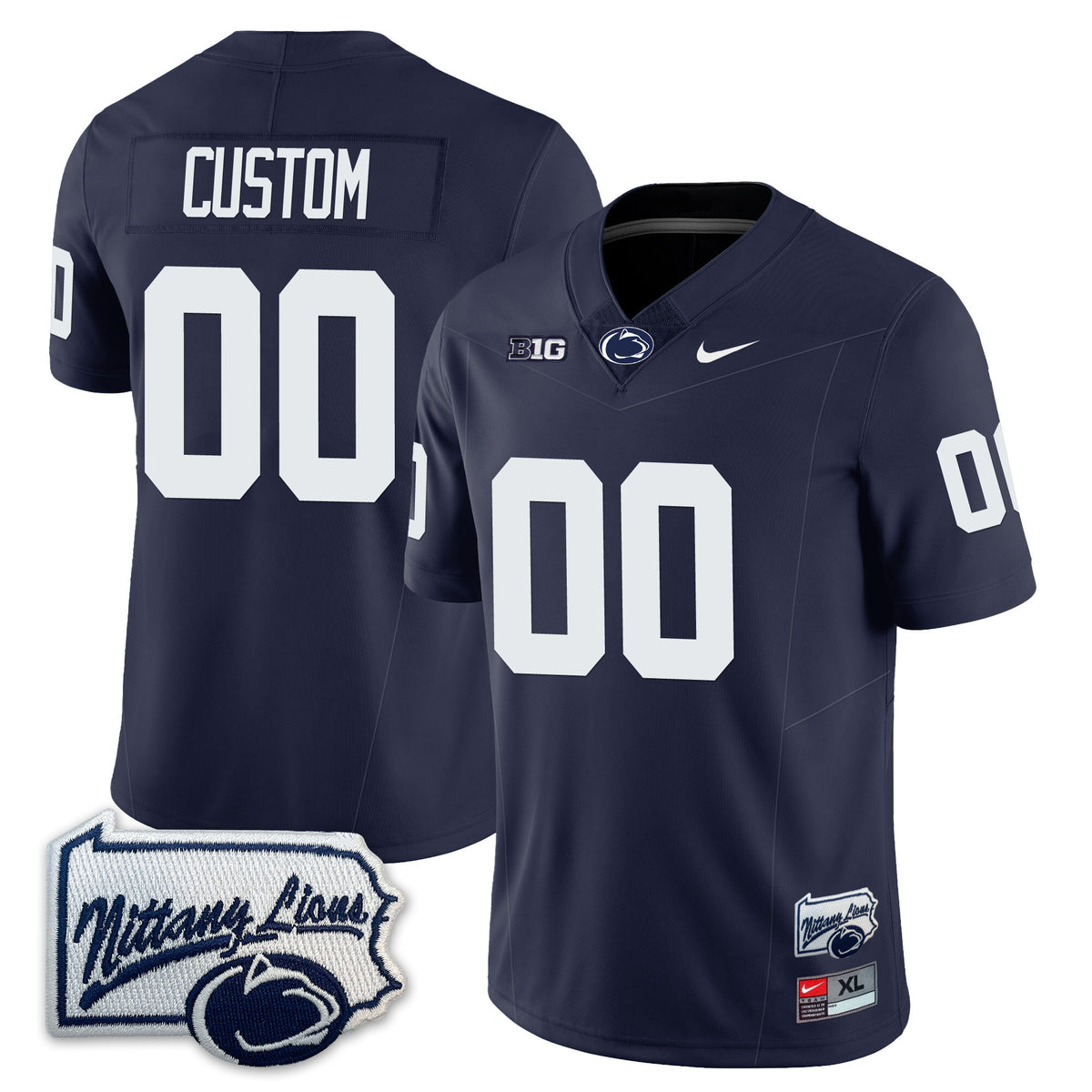Penn State Nittany Lions Football Custom Jersey - All Stitched