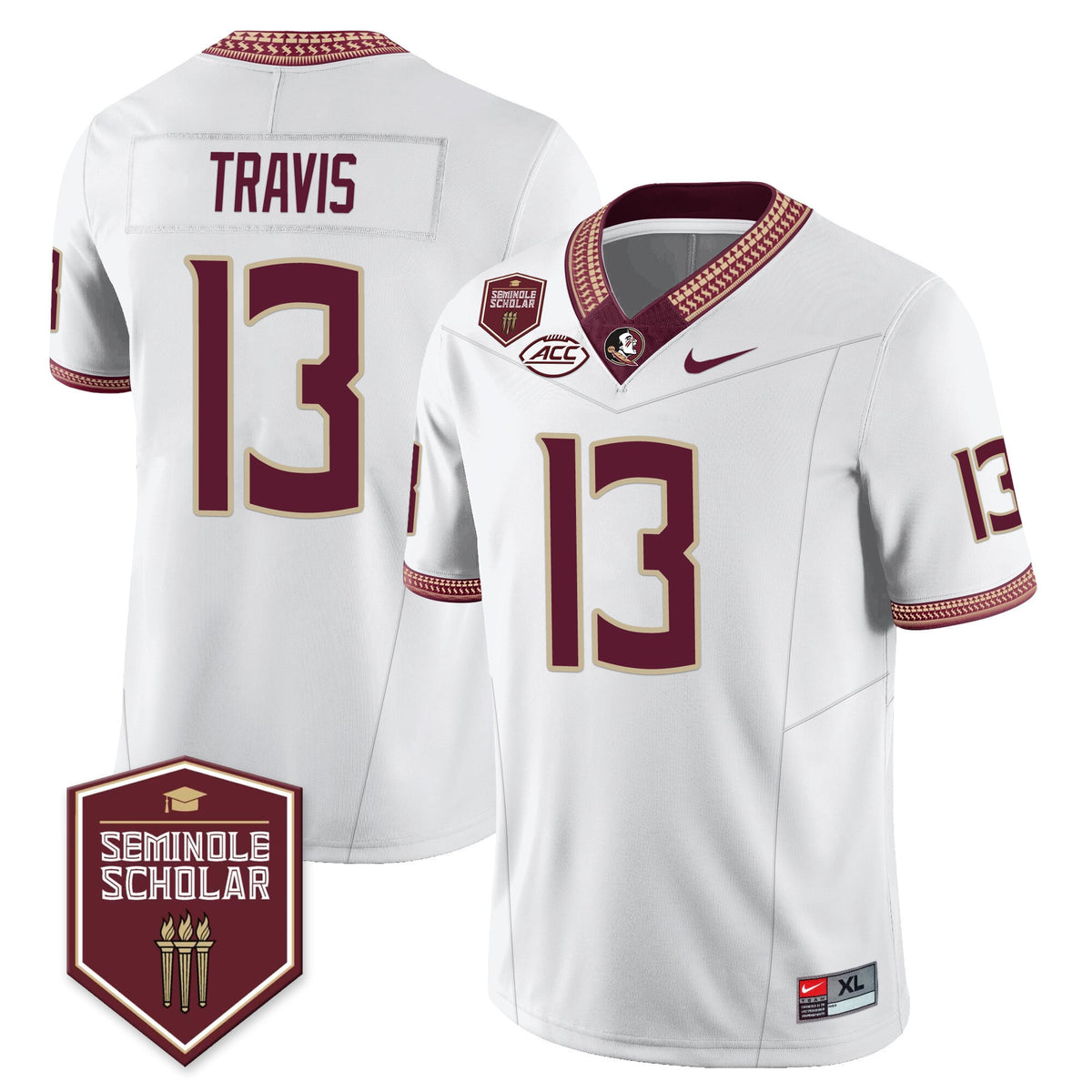 Youth’s Florida State Seminoles Football Vapor Jersey – All Stitched