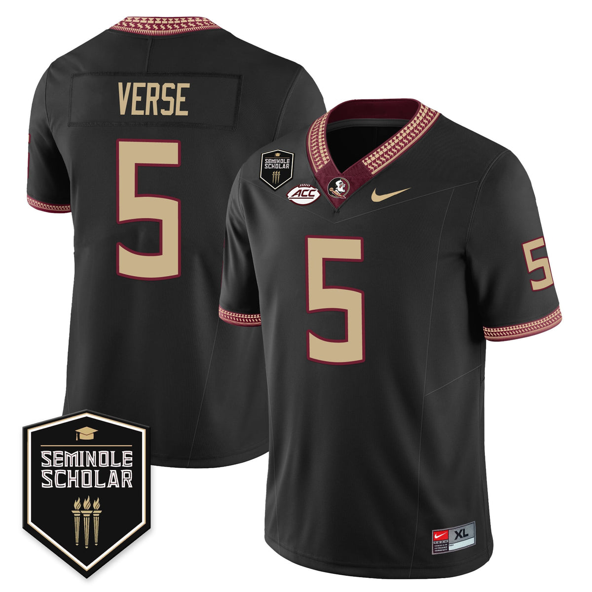 Youth’s Florida State Seminoles Football Vapor Jersey – All Stitched