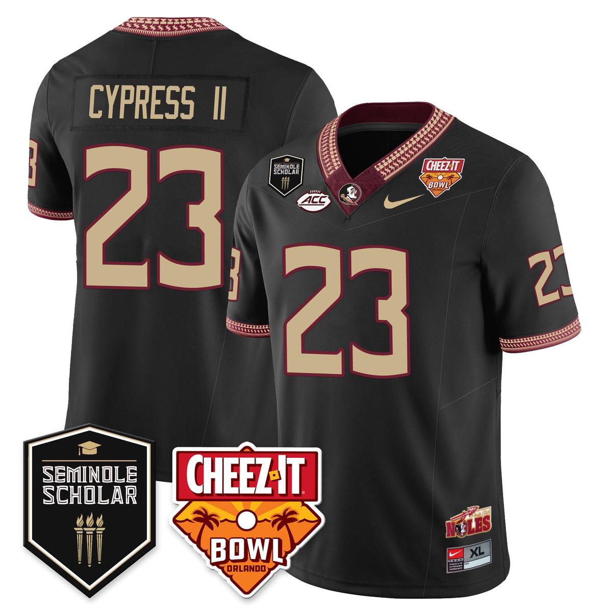 Youth’s Florida State Seminoles Football Vapor Jersey – All Stitched