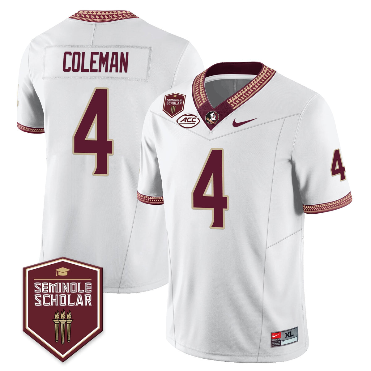 Youth’s Florida State Seminoles Football Vapor Jersey – All Stitched