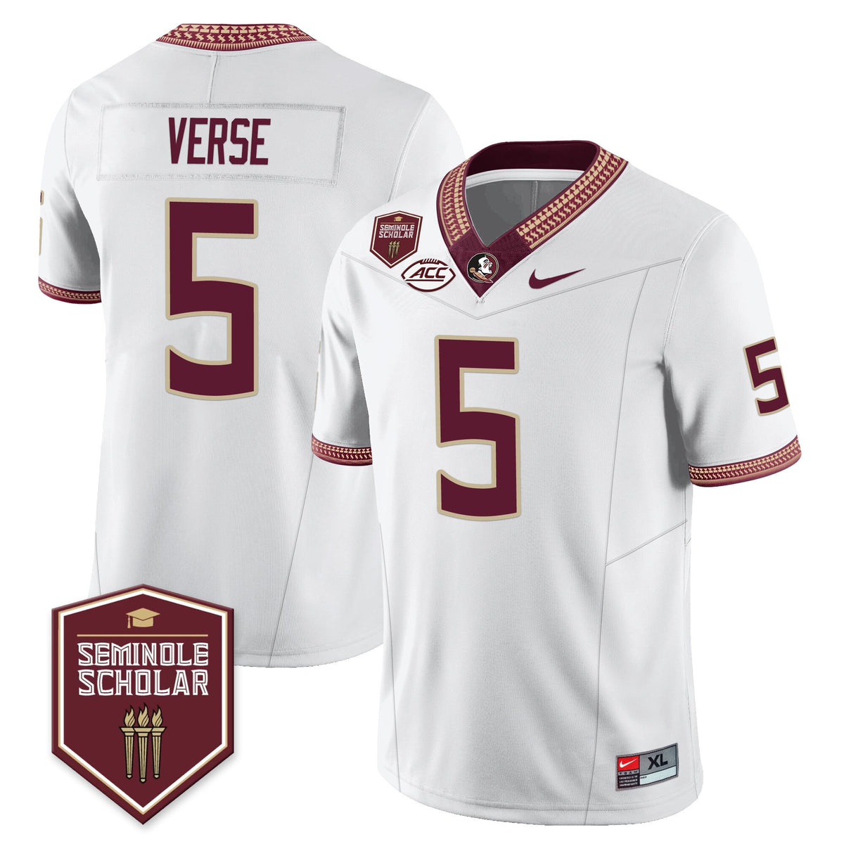 Youth’s Florida State Seminoles Football Vapor Jersey – All Stitched