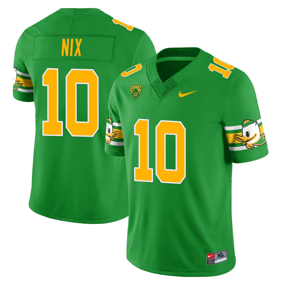 Women’s Oregon Ducks ‘Mighty Oregon’ Throwback Football Jersey – All Stitched