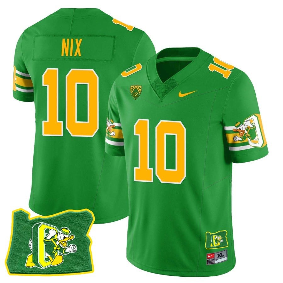 Women’s Oregon Ducks ‘Mighty Oregon’ Throwback Football Stitched Jersey – Oregon State