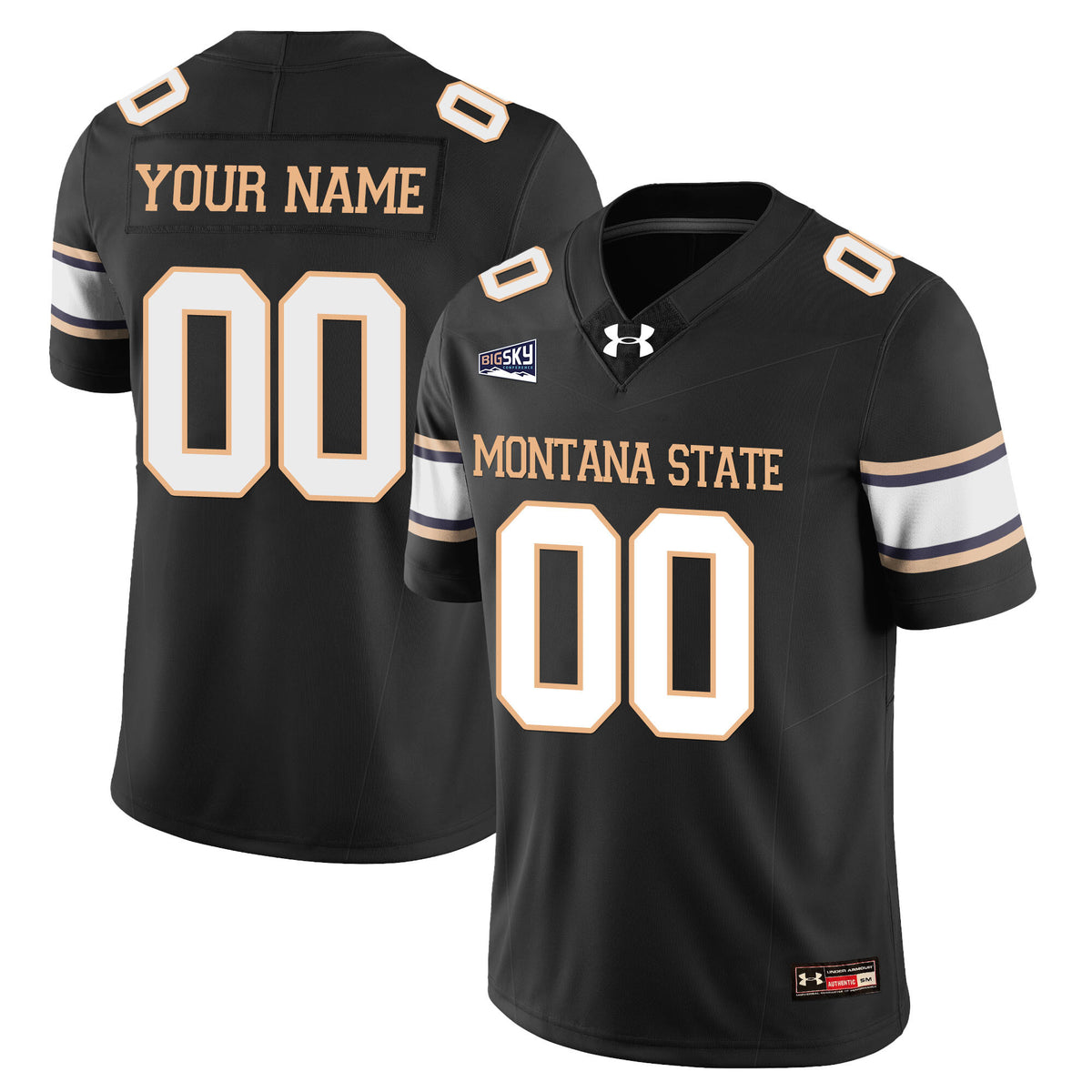 Custom Gender/Name Montana State Bobcat Football Jersey - All Stitched