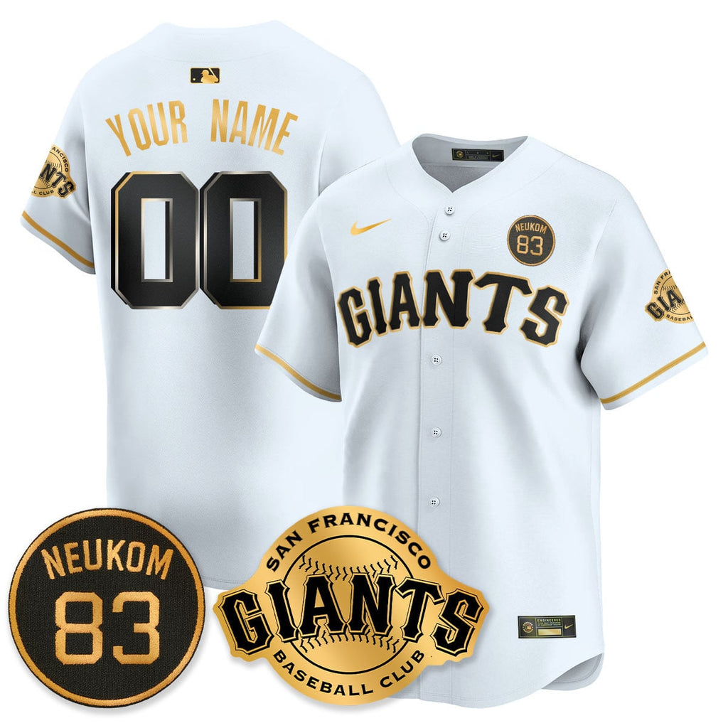 San Francisco Giants Bill Neukom Memorial Custom 2025 Jersey - All Stitched