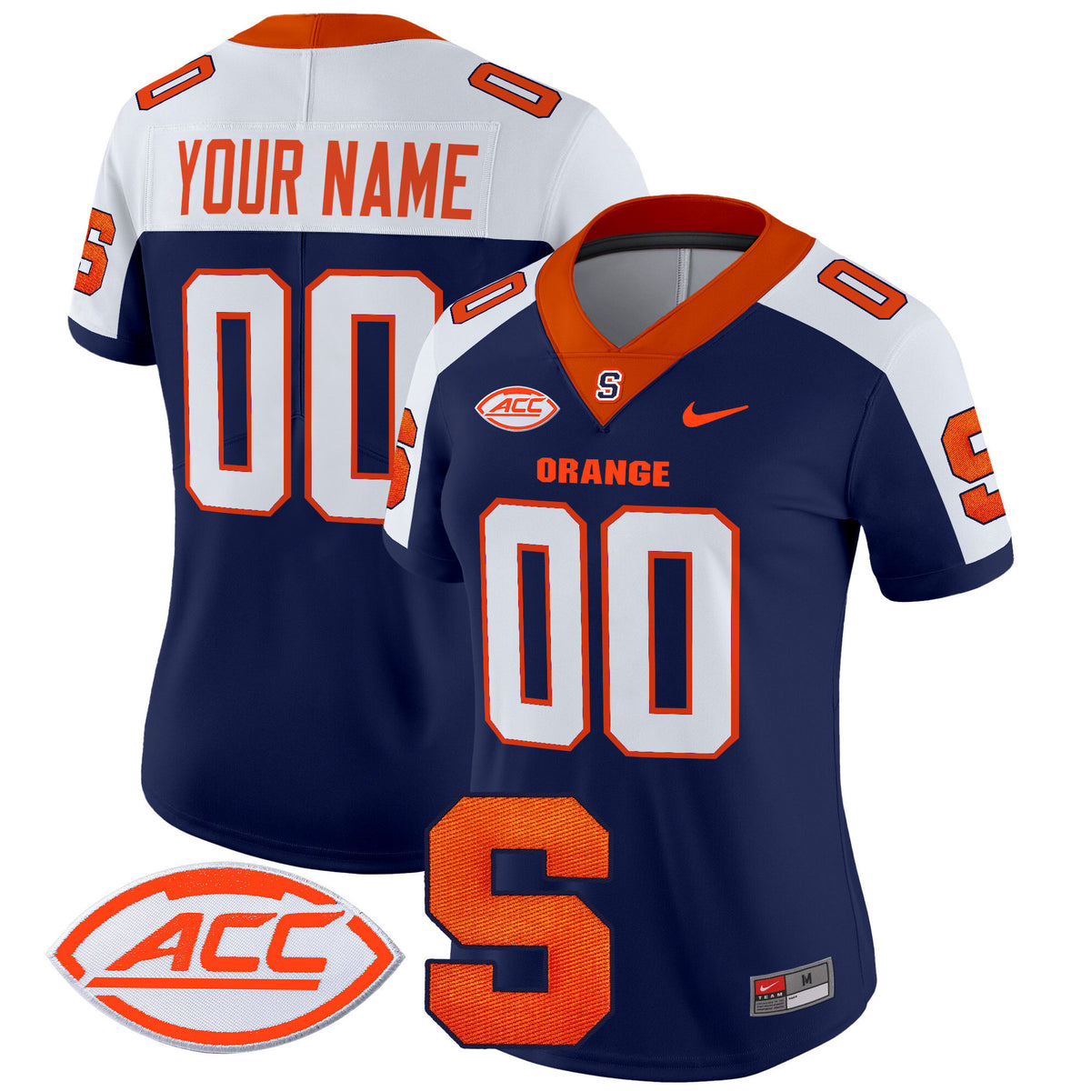 Syracuse Orange 2025 Vapor Limited Custom Jersey - All stitched