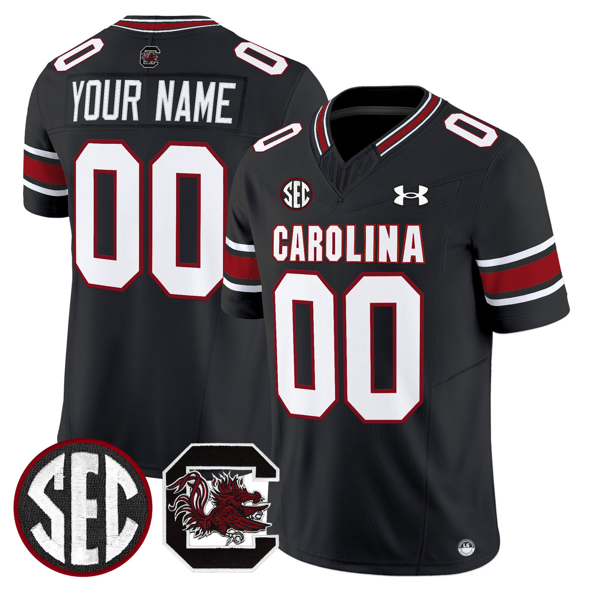 South Carolina Gamecocks 2025 Vapor Limited Custom Jersey - All Stitched