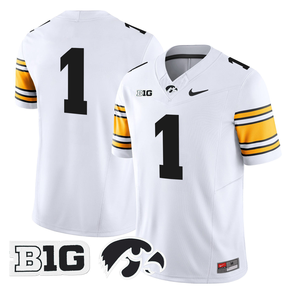 Men's Iowa Hawkeyes 2024 Vapor Limited Jersey - All Stitched