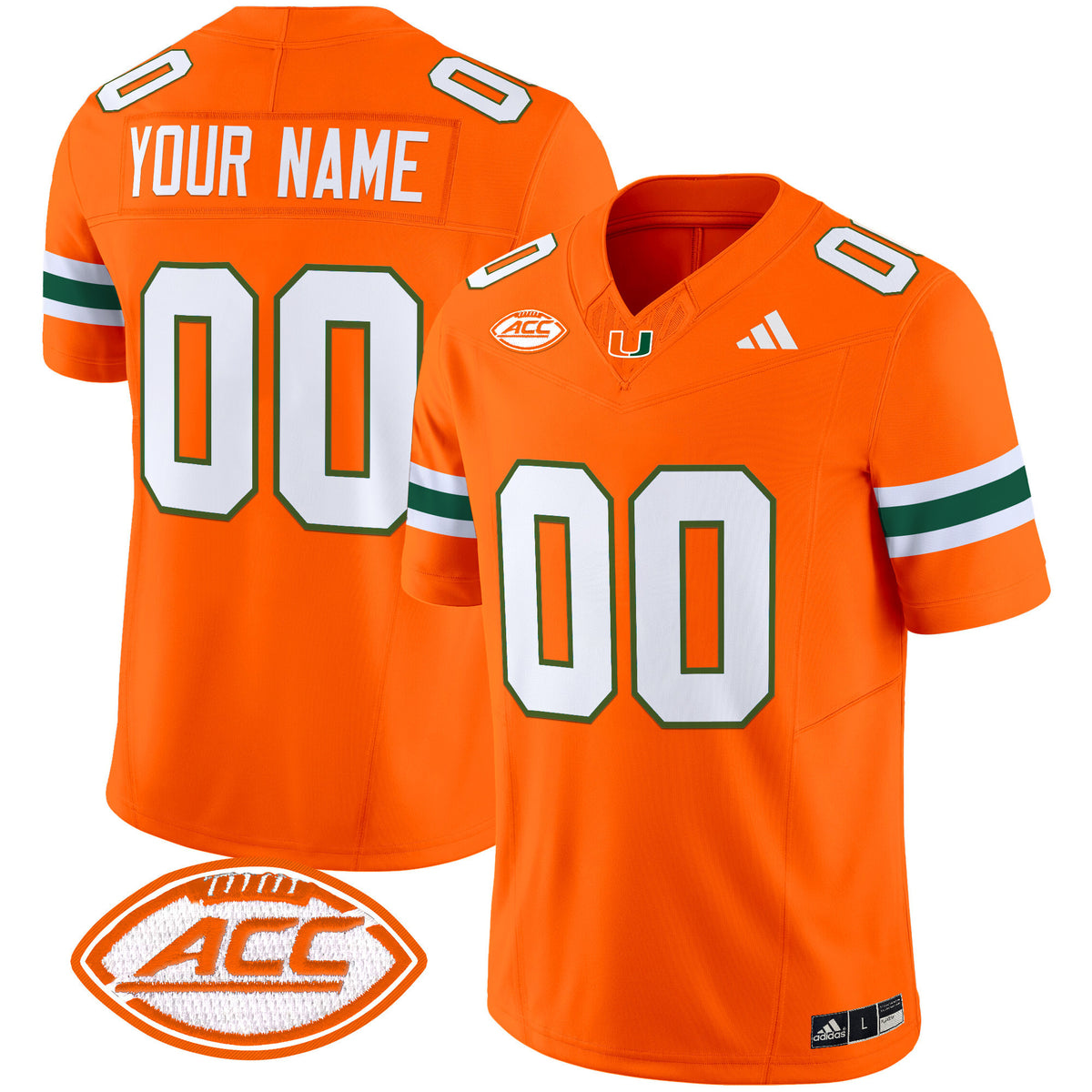 Miami Hurricanes 2024 Vapor Limited Custom Jersey - All Stitched