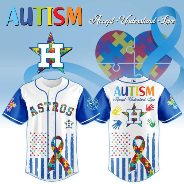 Houston Astros × Special Autism Awareness Month Limited Edition Jersey