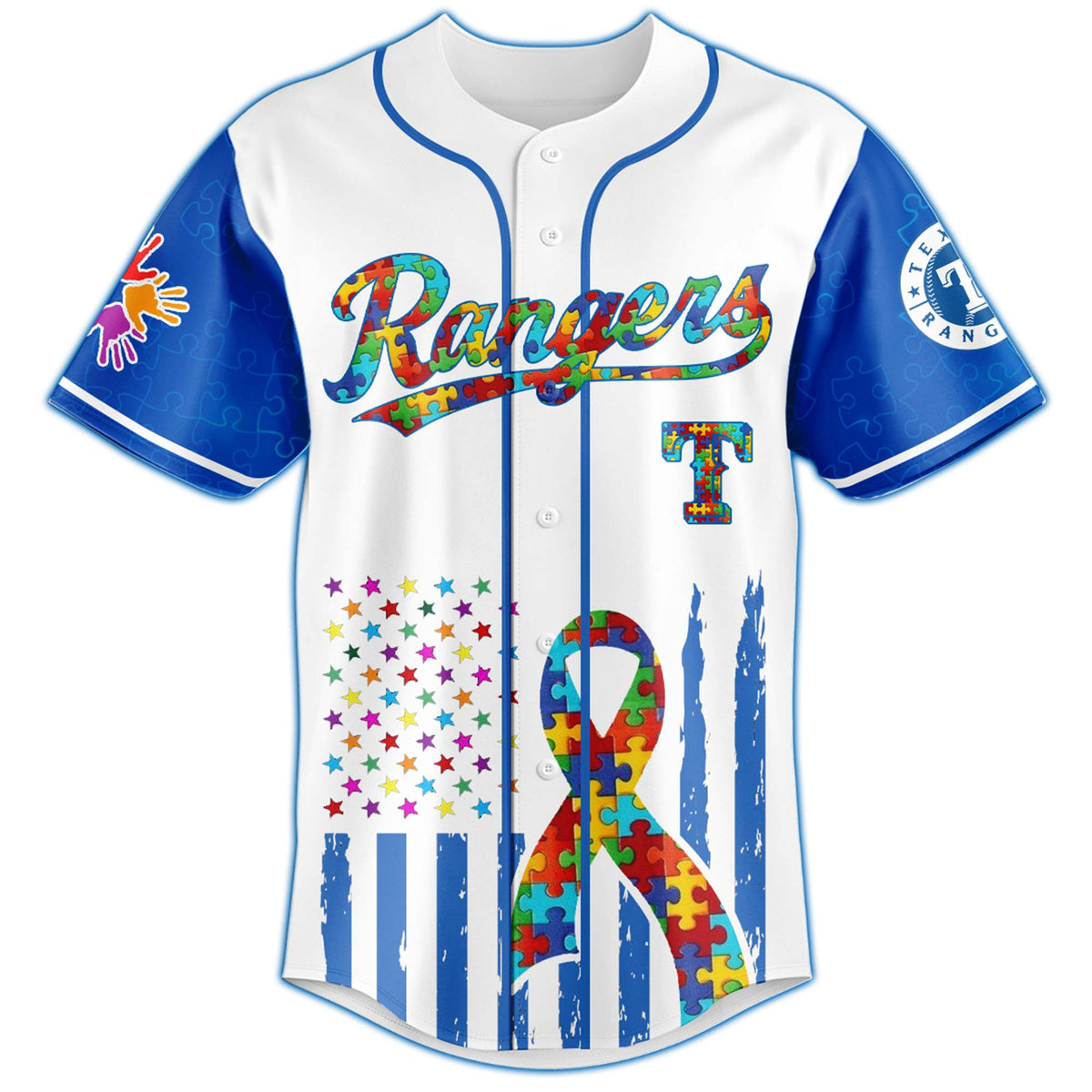 Texas Rangers × Special Autism Awareness Month Limited Edition Jersey