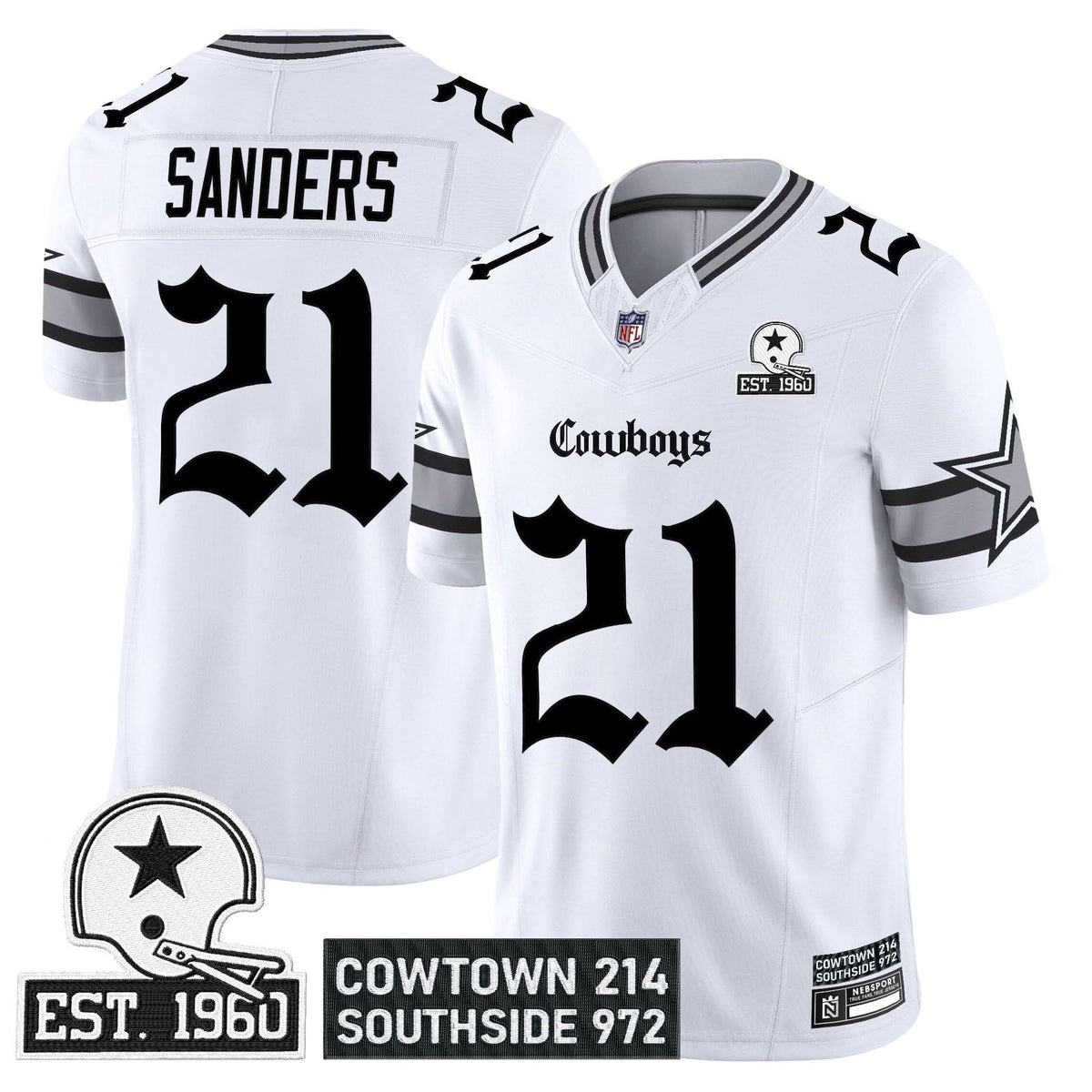 Dallas Cowboys 'Gothic Lone Star Edition' Vapor Limited Jersey - All Stitched