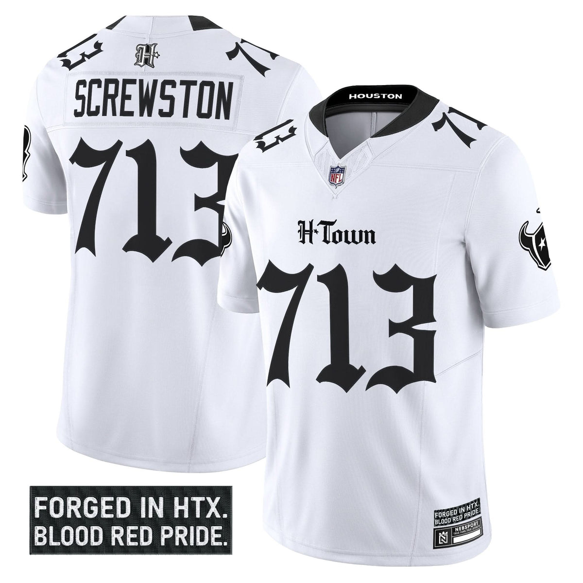 Houston Texans 'Gothic Lone Star Shadows Edition' Vapor Limited Jersey - All Stitched
