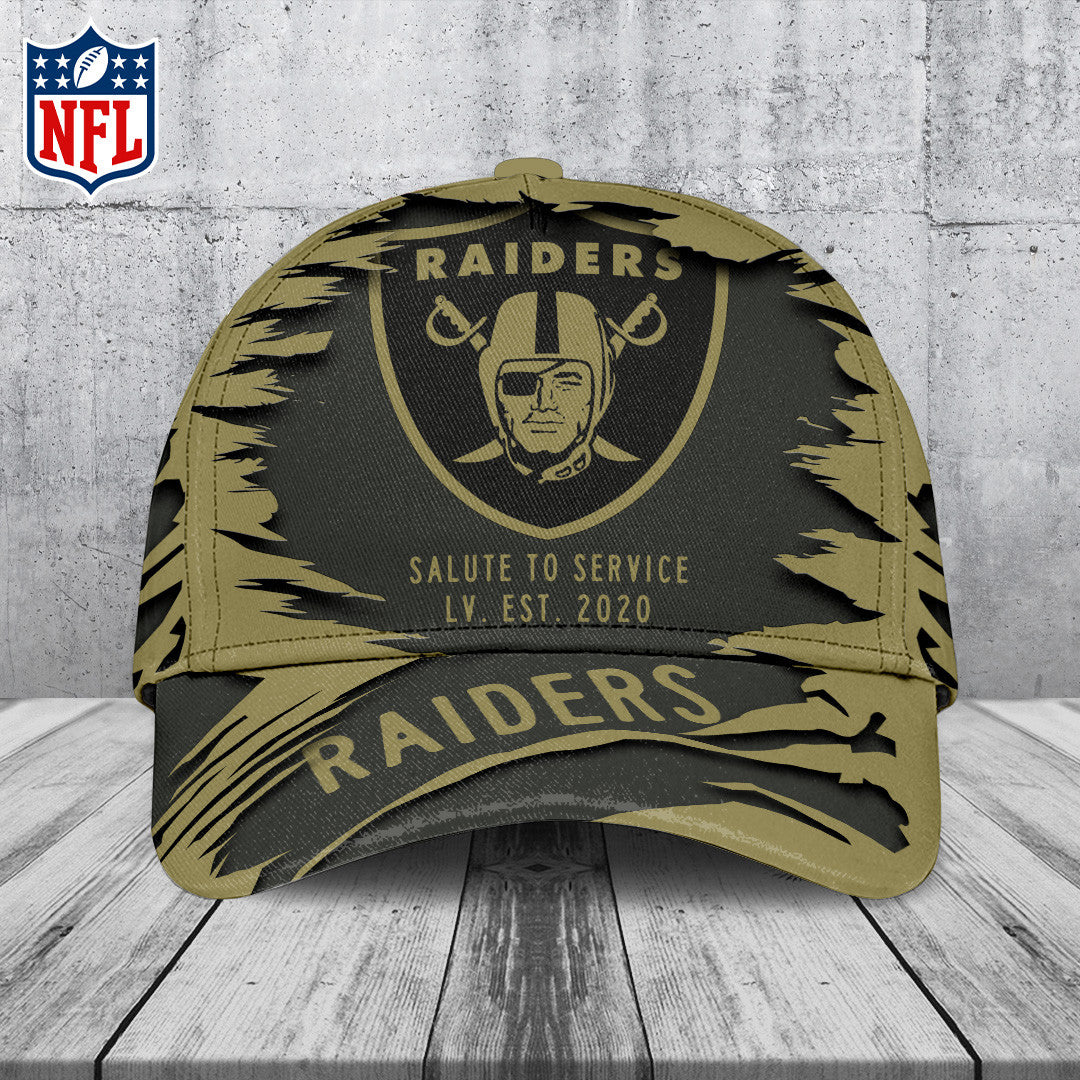 Las Vegas Raiders 2025 Salute to Service Classic Cap