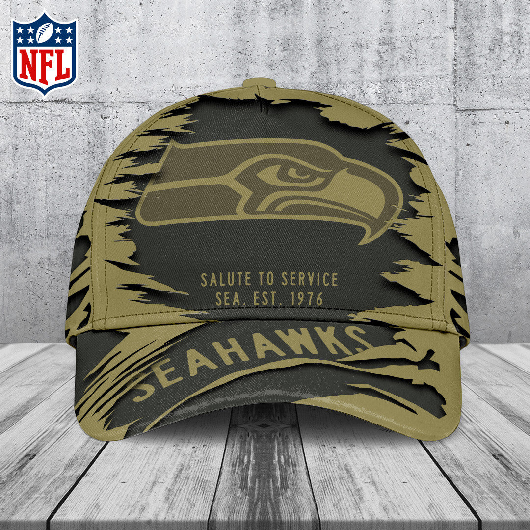 Seattle Seahawks 2025 Salute to Service Classic Cap