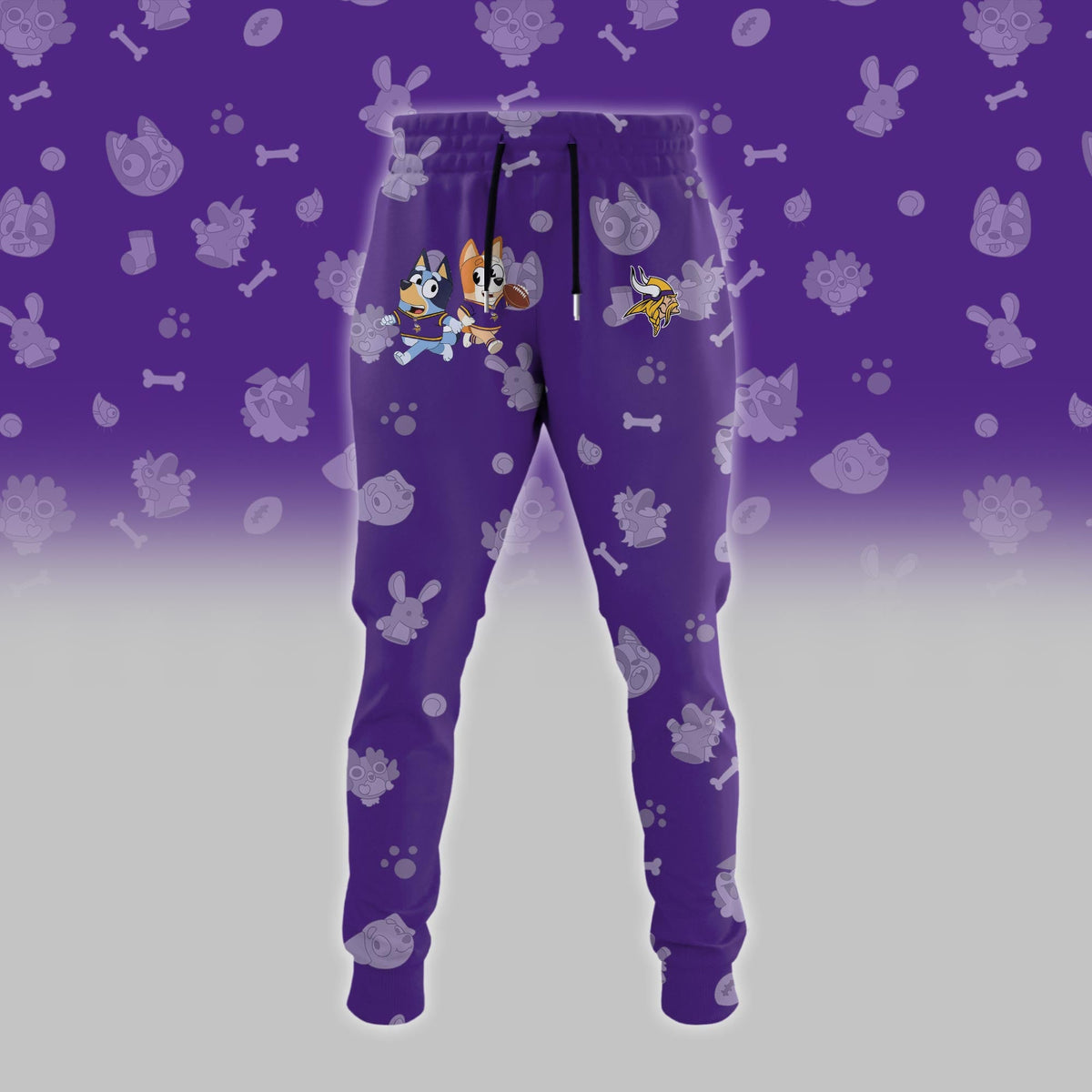 M.Vikings x Bluey Night Limited Hoodie