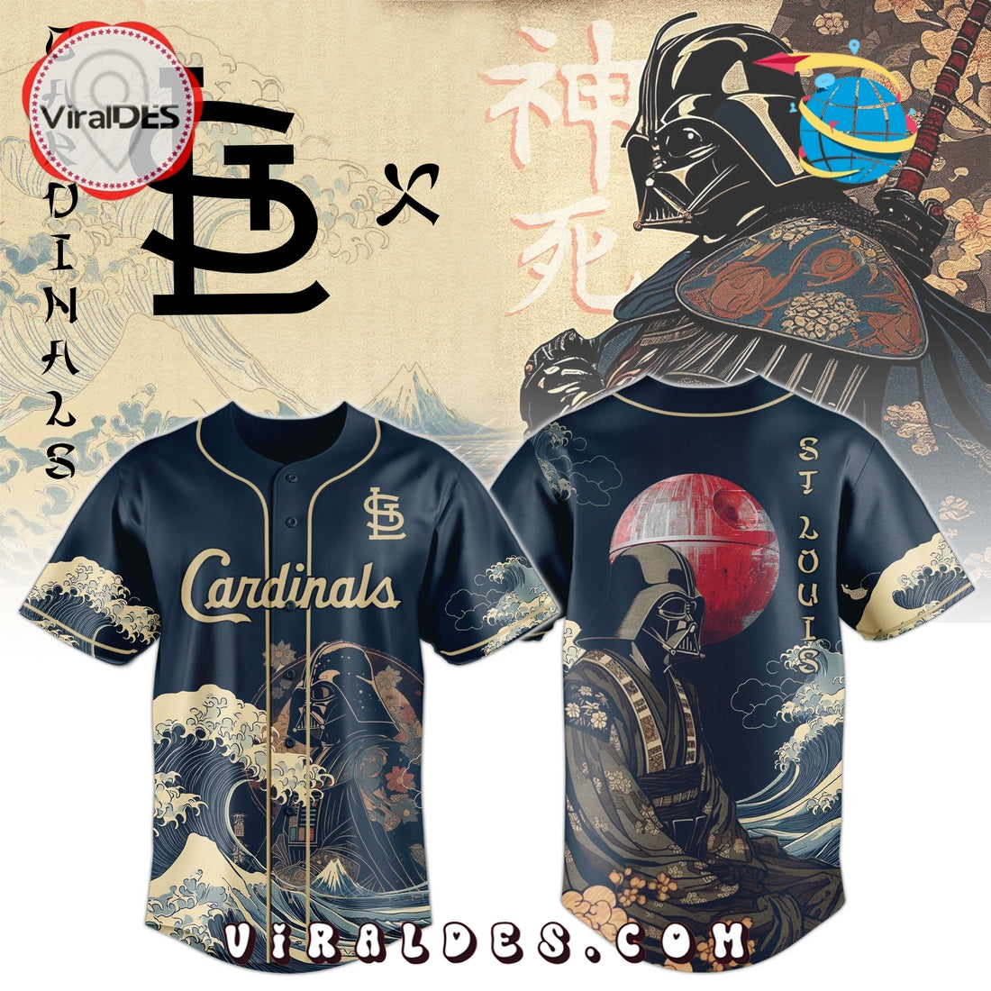 Lord Vader x Cardinals Japan Edition Baseball Jersey